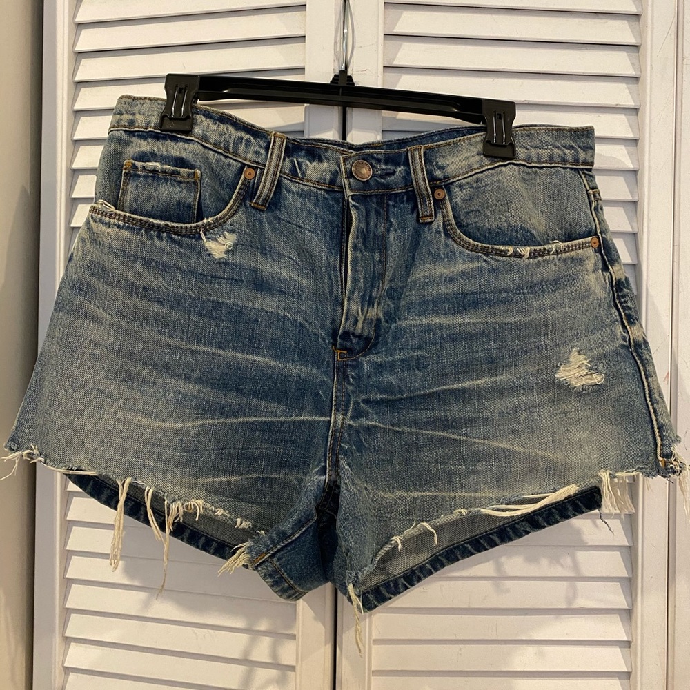 Light Wash Denim Shorts